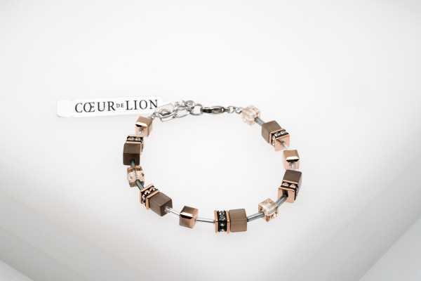 Coeur de Lion - GeoCUBE® Armband- braun