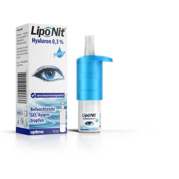 Lipo Nit® Hyaluron 0,3% pump GEL-Augentropfen 10ml