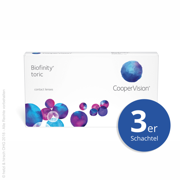 CooperVision Biofinity Toric 3er Monatslinsen