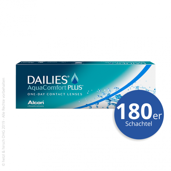 Alcon Dailies AquaComfort Plus 180er Tageslinsen