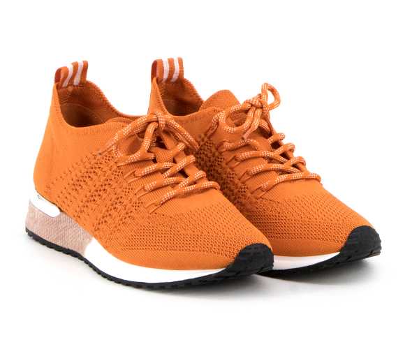 la strada - Sneaker Knitted orange - 1802649