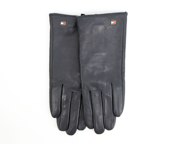 Tommy Hilfiger - Handschuhe Essential Leather navy - AW0AW010733
