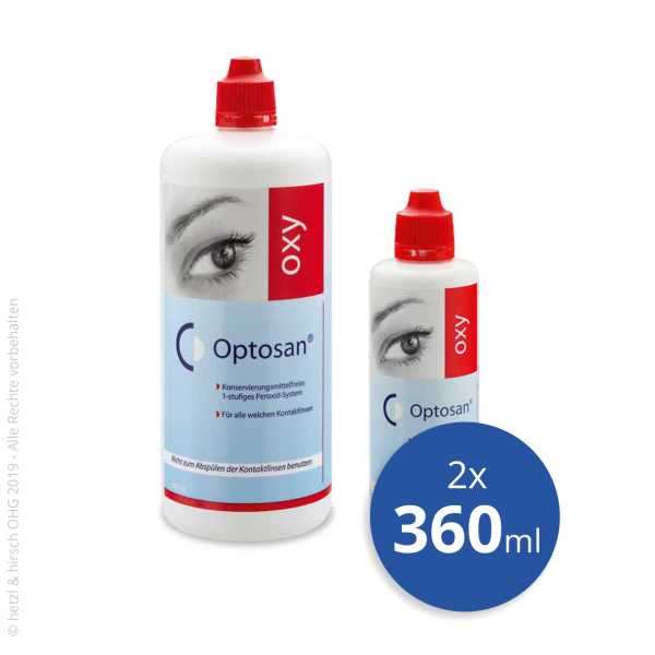 Optosan Oxy 2x 360ml Peroxidlösung